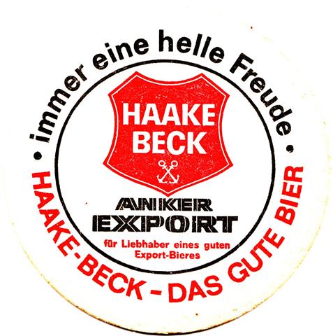 bremen hb-hb haake comics immer 7-8a (rund215-anker export-schwarzrot)